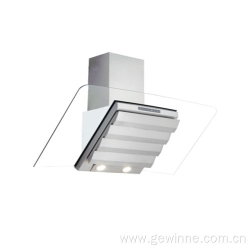 Wall-Mounted White Glass Hood kitchen for sales